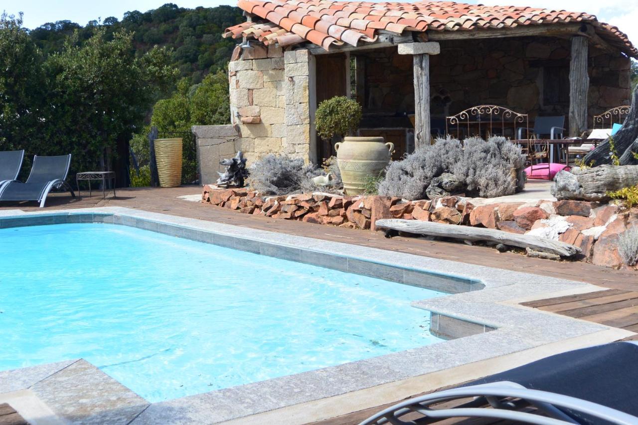Villa Carole Piscine Privee Spa Fautea Zonza Extérieur photo